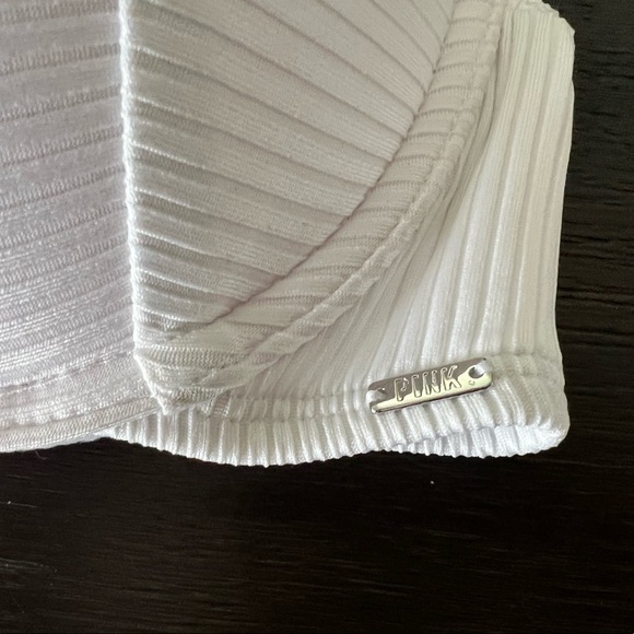 VS pink bathing suit top - white push up - Picture 3 of 4